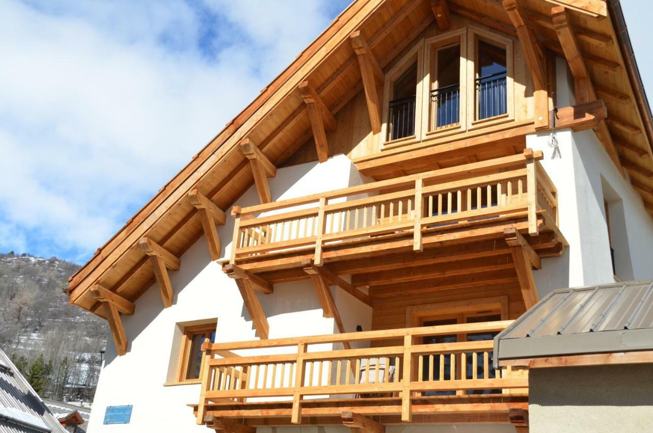 Le Gabion, Luxueux Appartement Avec Sauna, Serre Chevalier Vallee Saint-Chaffrey Kültér fotó