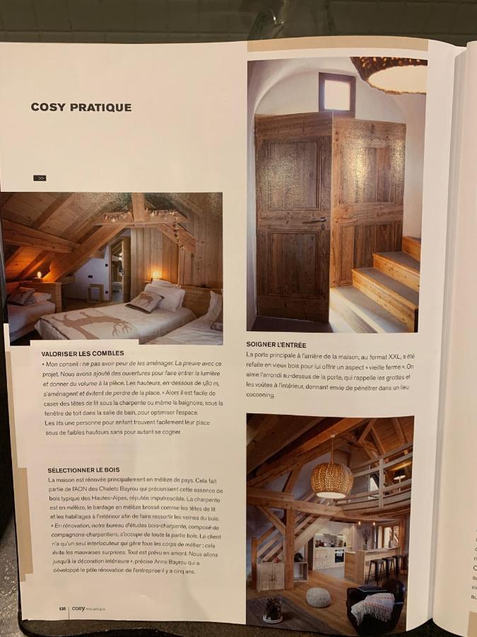 Le Gabion, Luxueux Appartement Avec Sauna, Serre Chevalier Vallee Saint-Chaffrey Kültér fotó